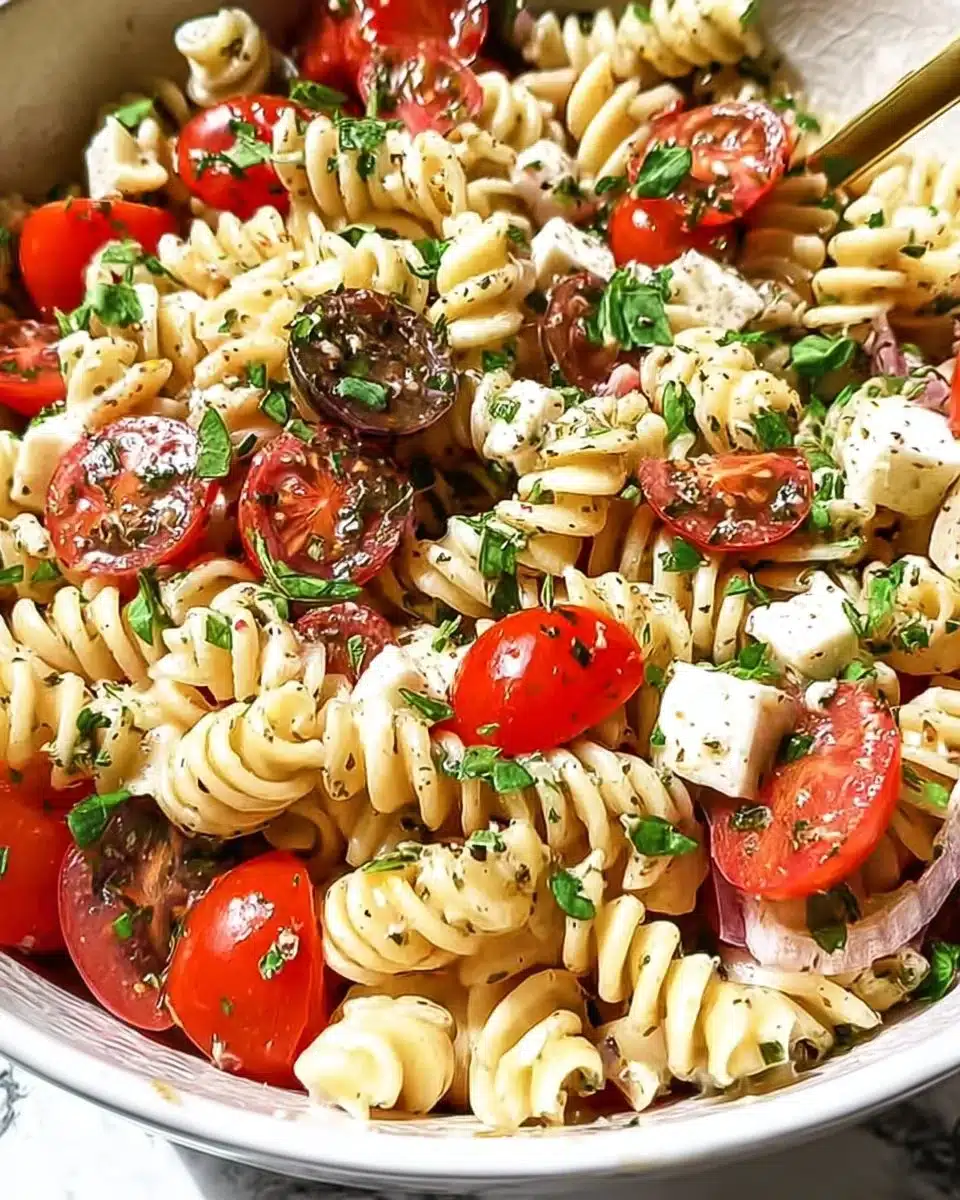 The Best Pasta Salad with Italian Dressing