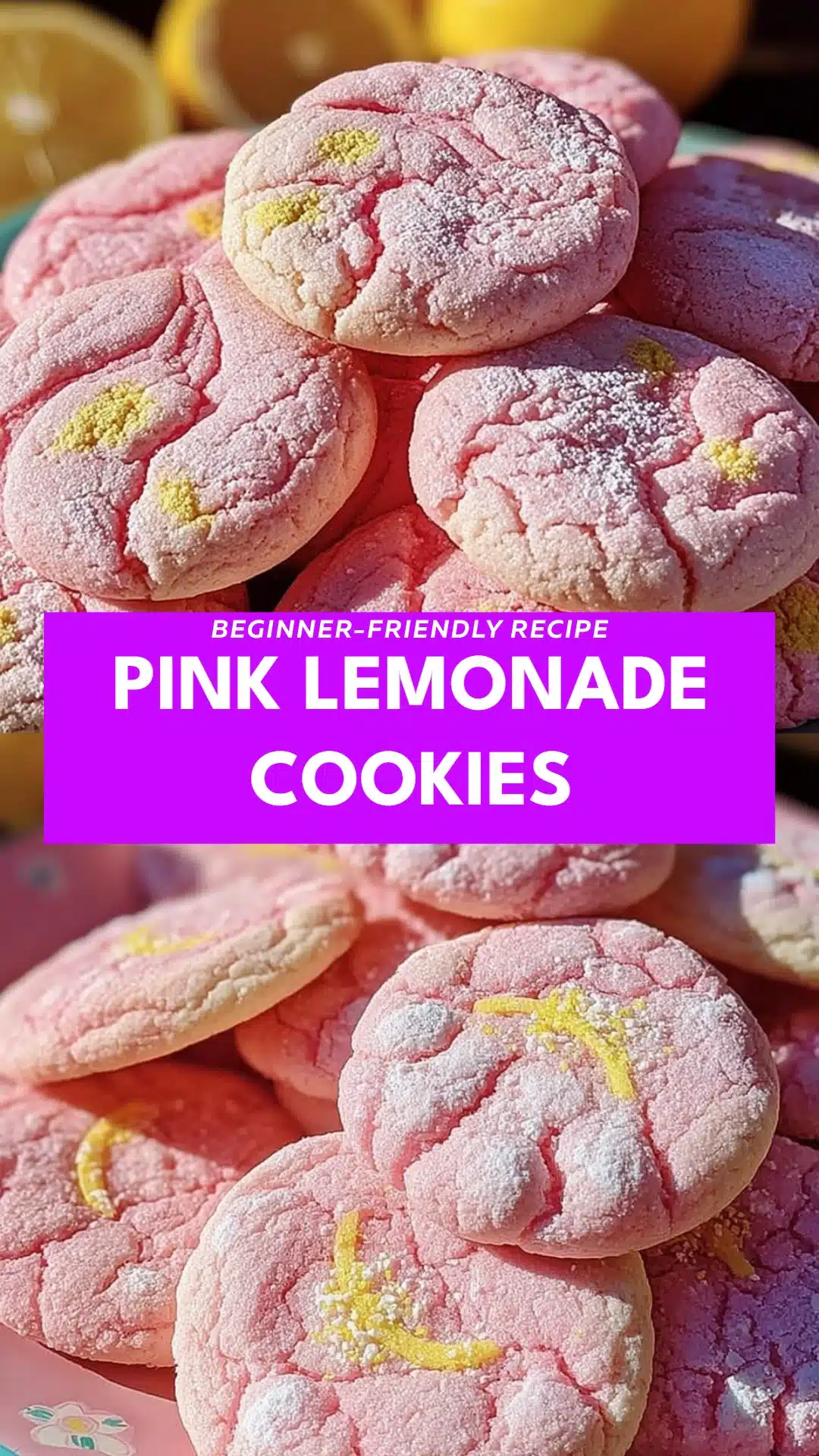 Pink Lemonade Cookies
