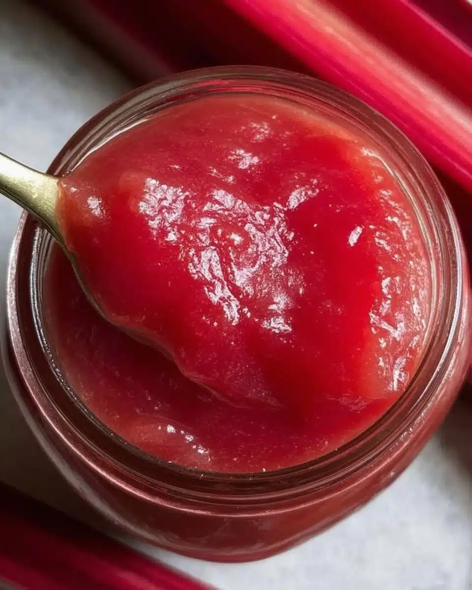 Simple Rhubarb Butter