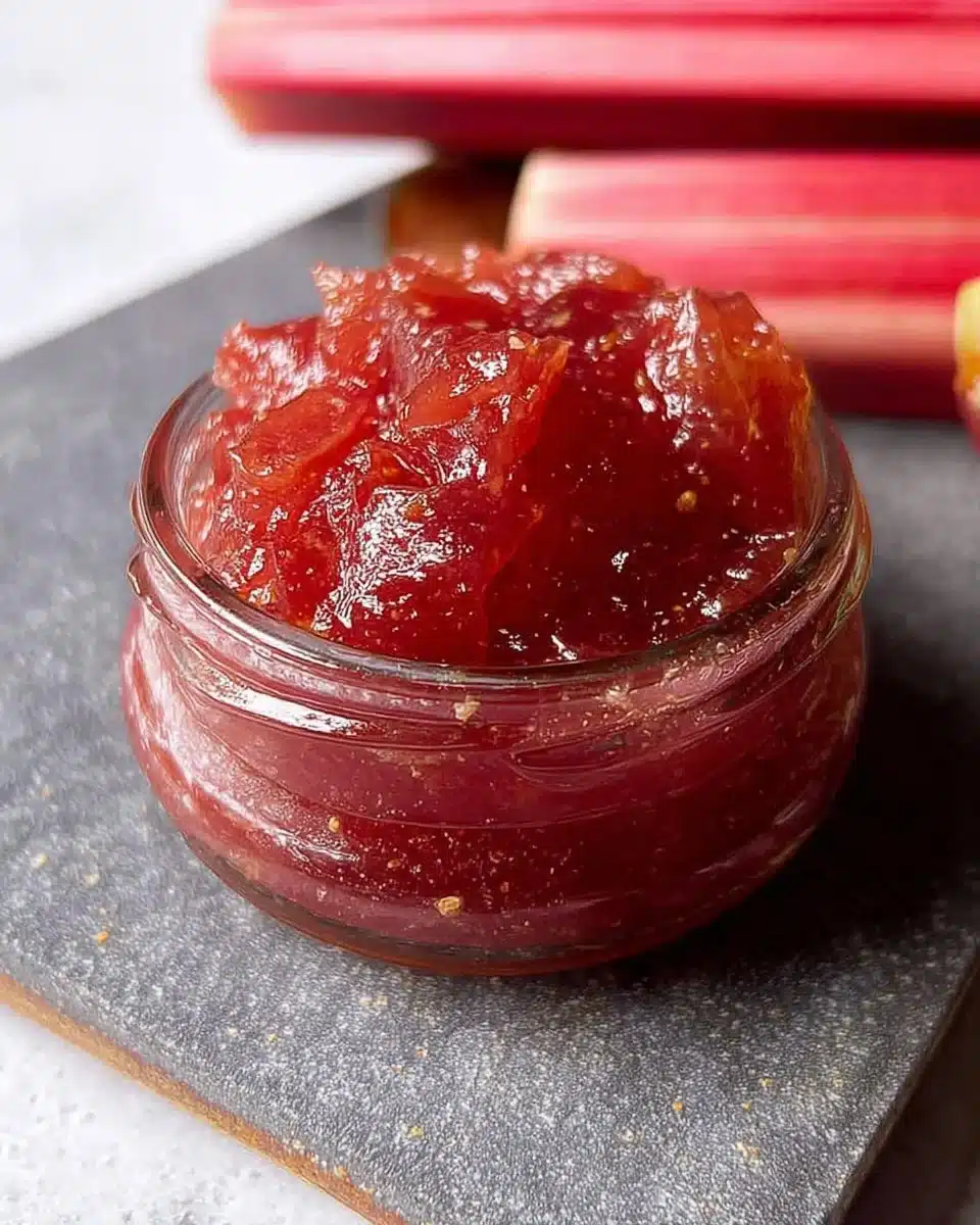 Rhubarb Cinnamon Jam