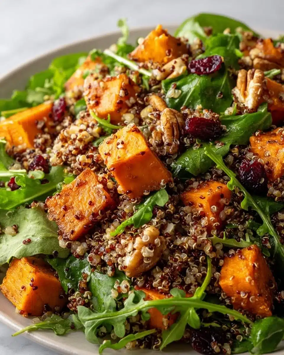 Roasted Sweet Potato Quinoa Salad