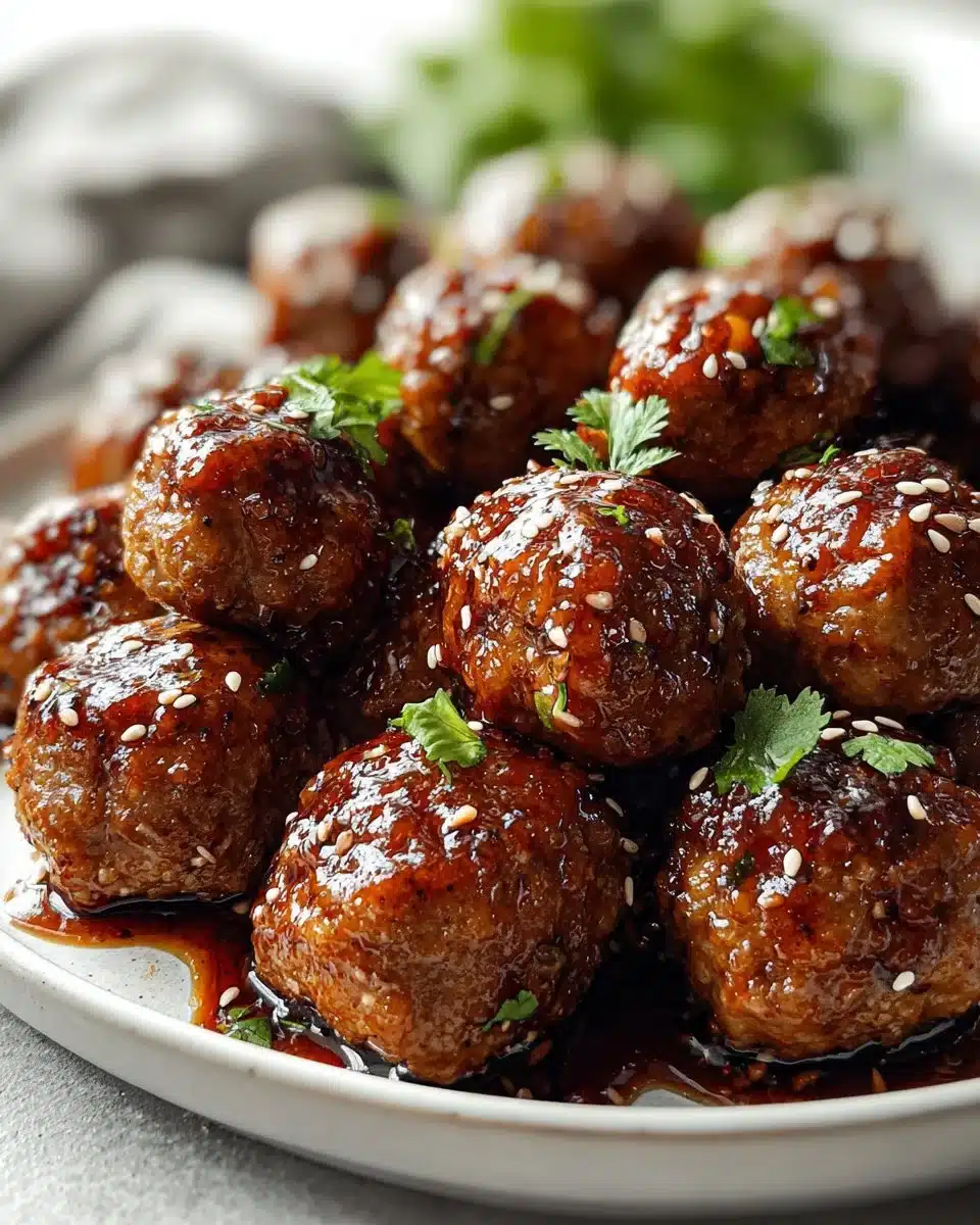 Delicious saucy meatballs served with pasta