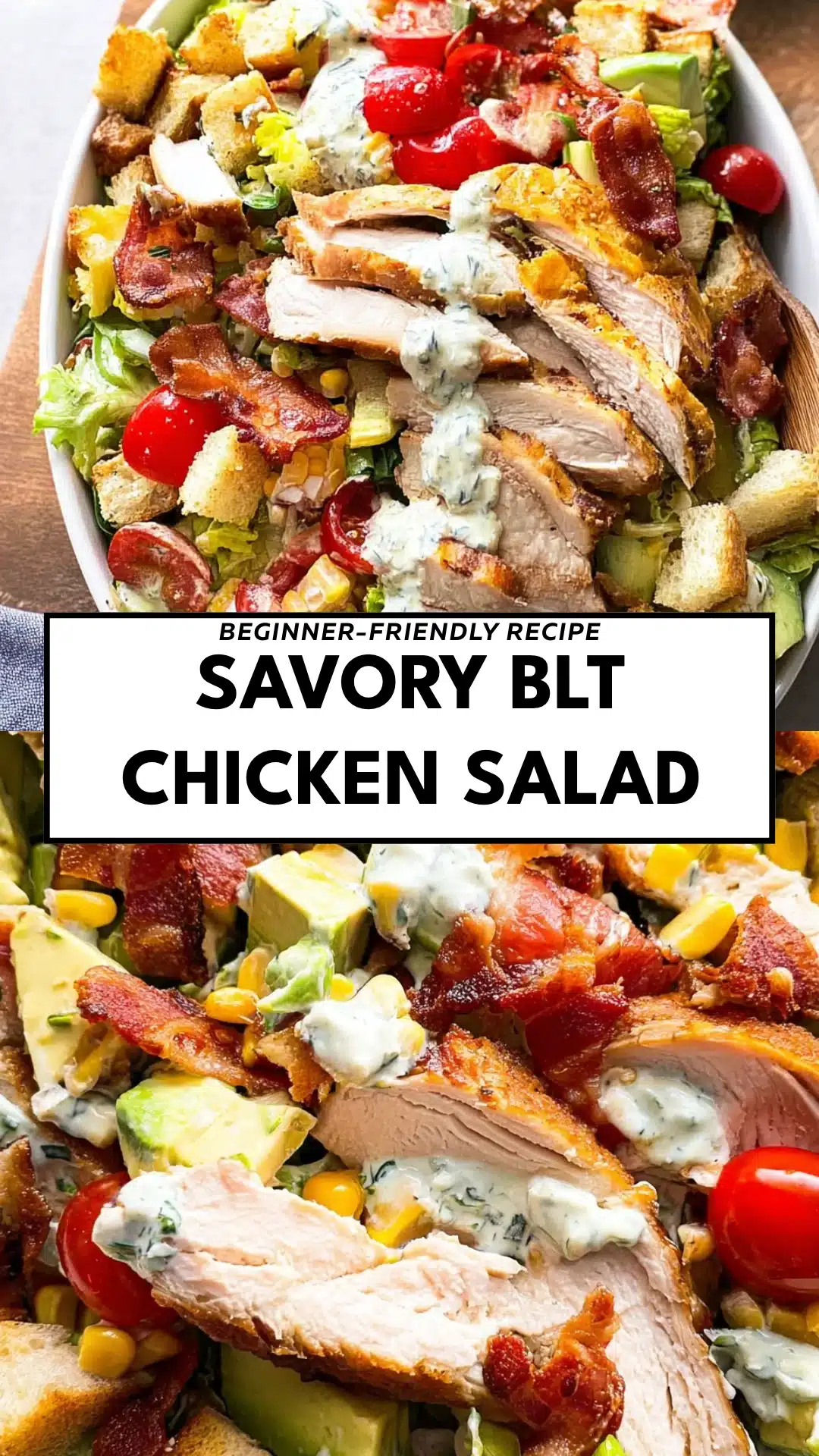 Savory BLT Chicken Salad