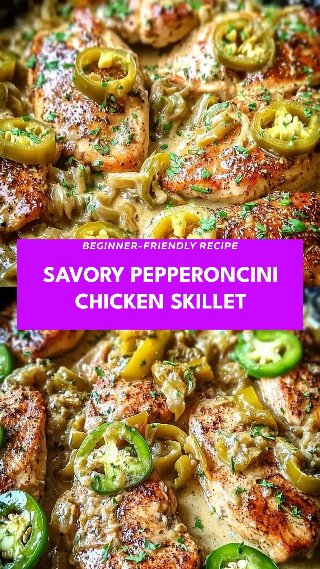 Savory Pepperoncini Chicken Skillet