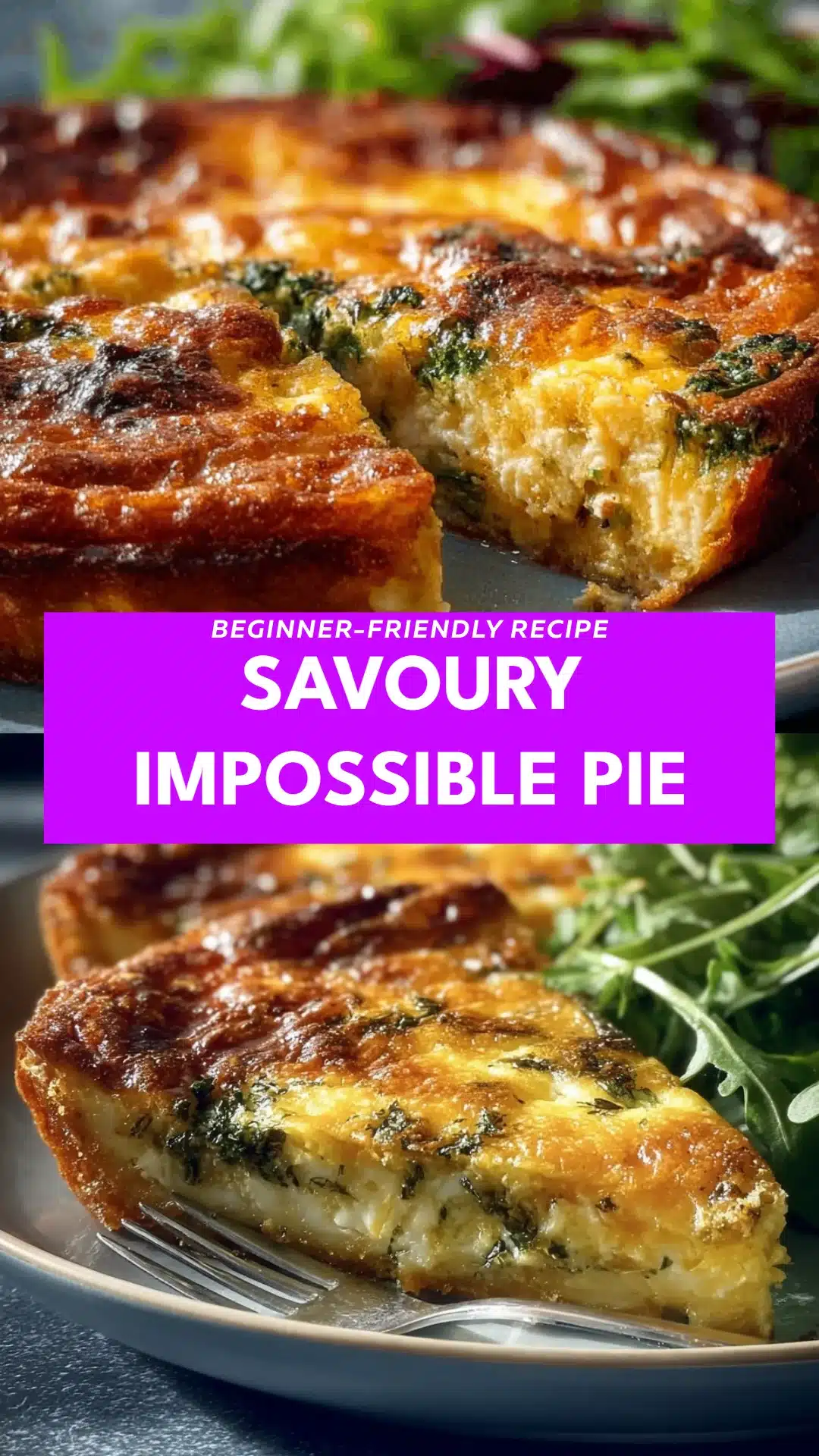 Savoury Impossible Pie