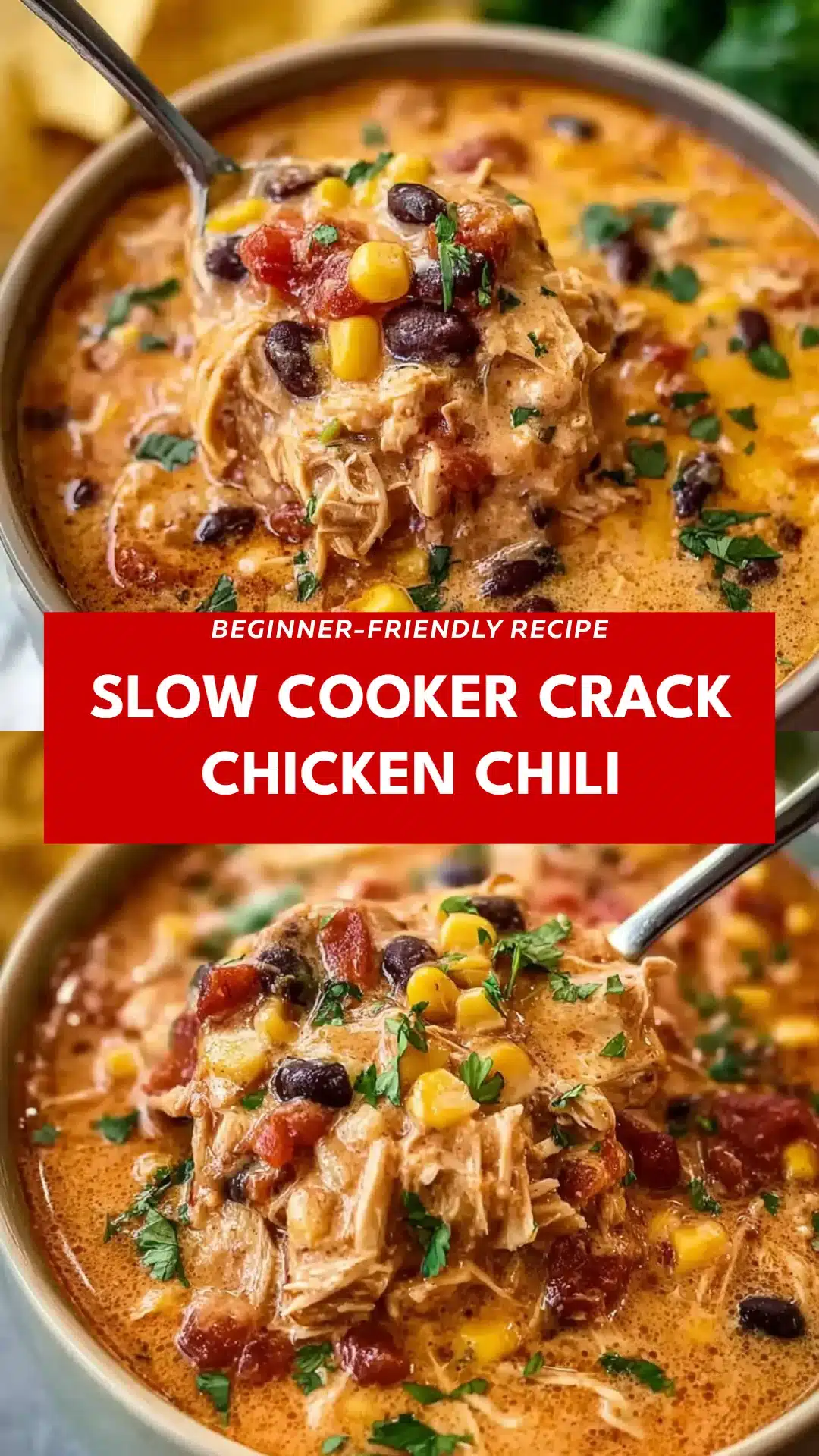 Slow Cooker Crack Chicken Chili
