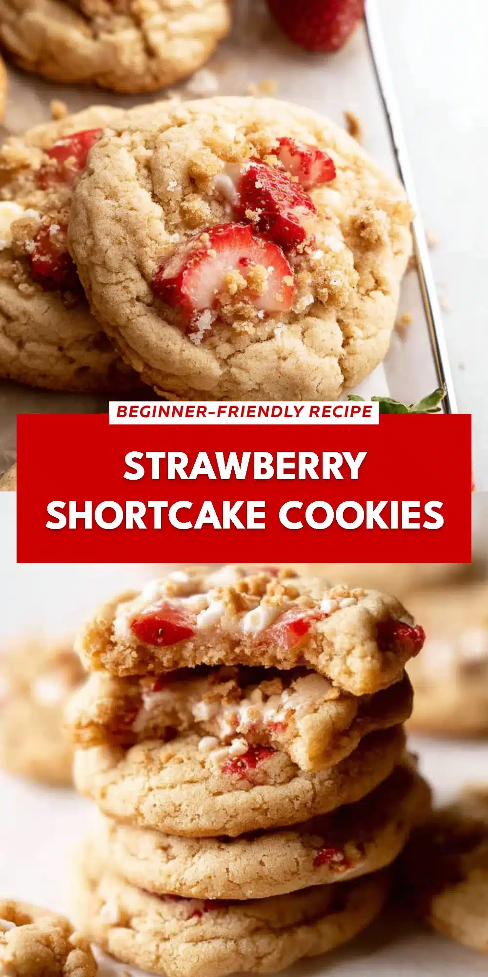 Strawberry Shortcake Cookies