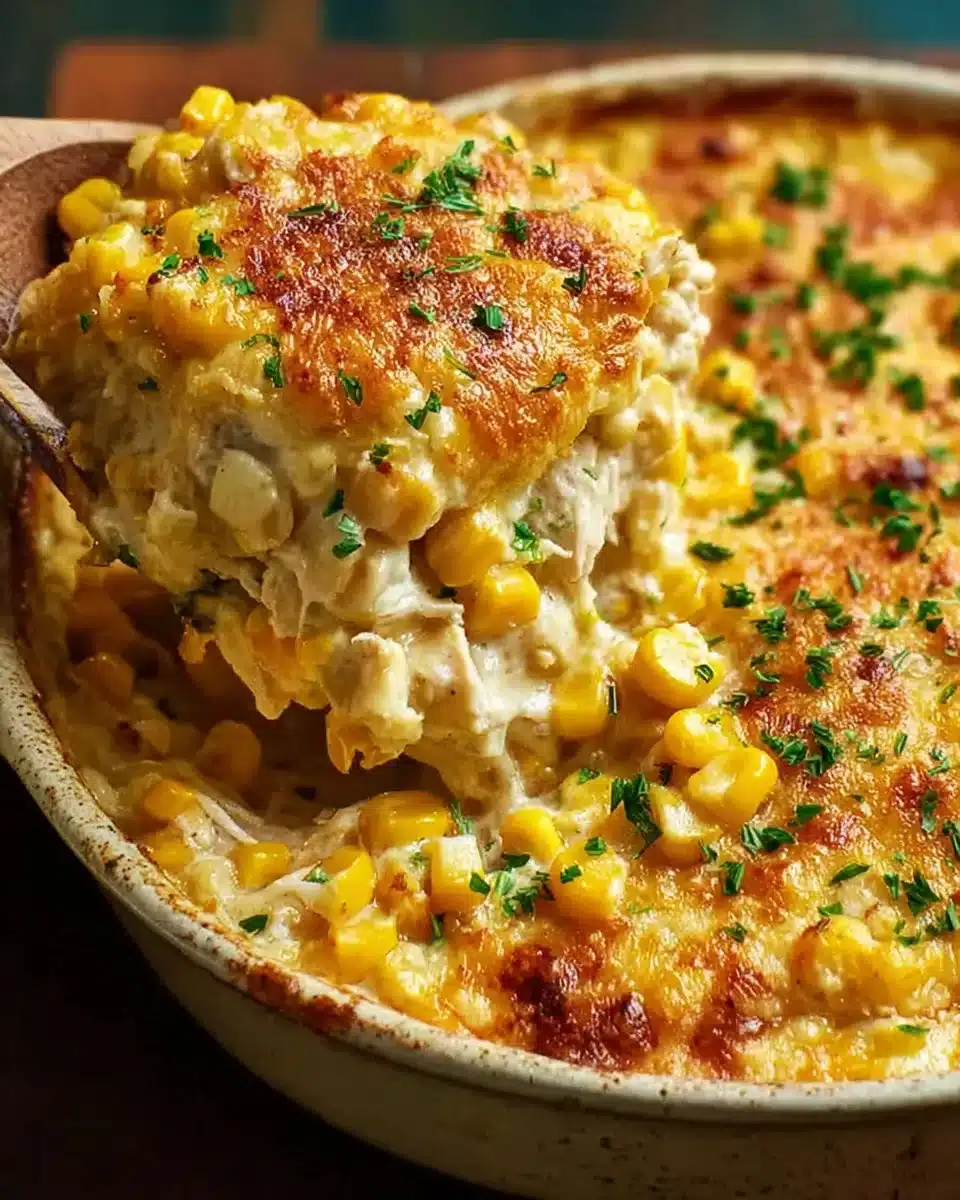 Street Corn Chicken Casserole