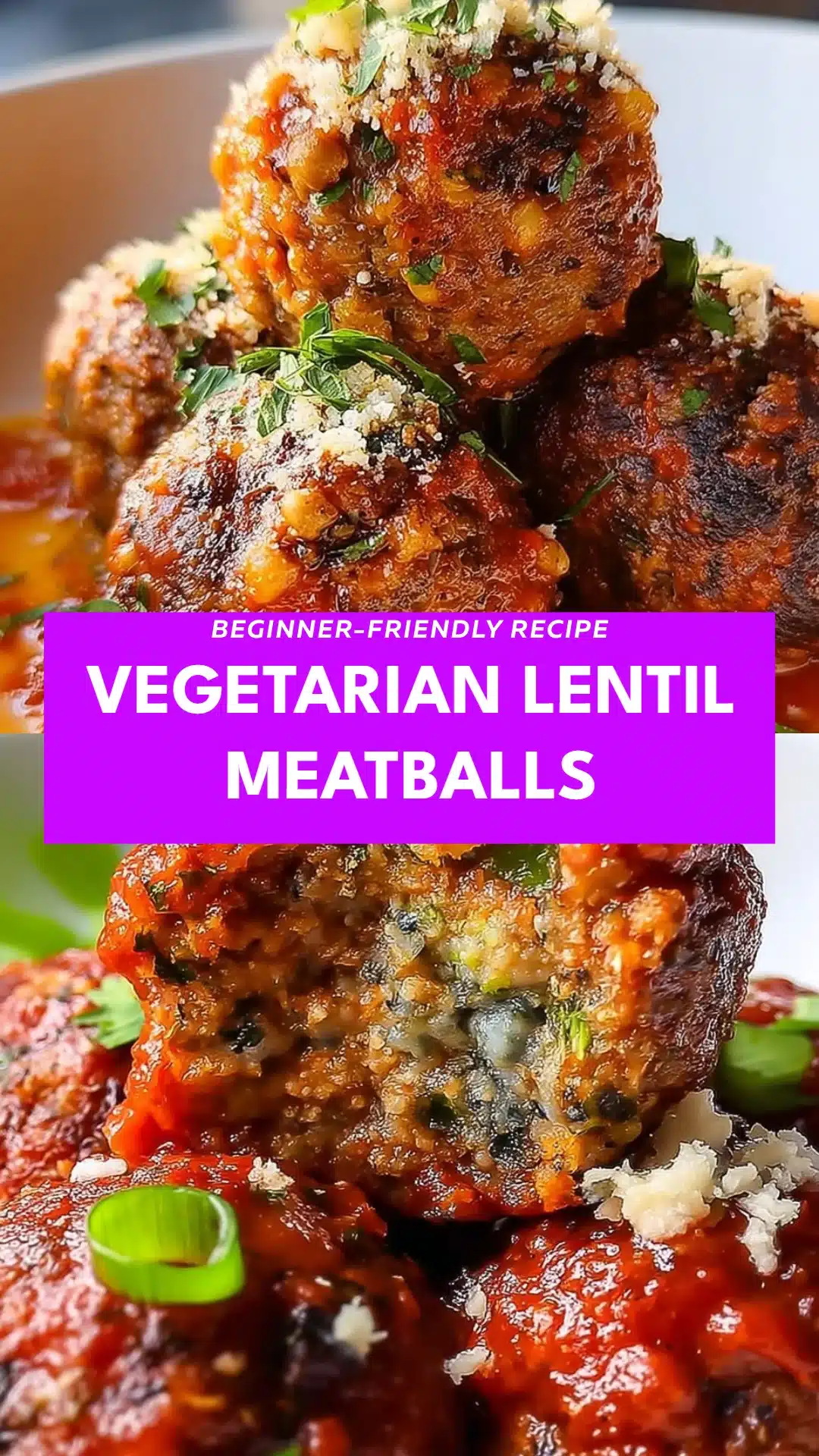 Vegetarian Lentil Meatballs