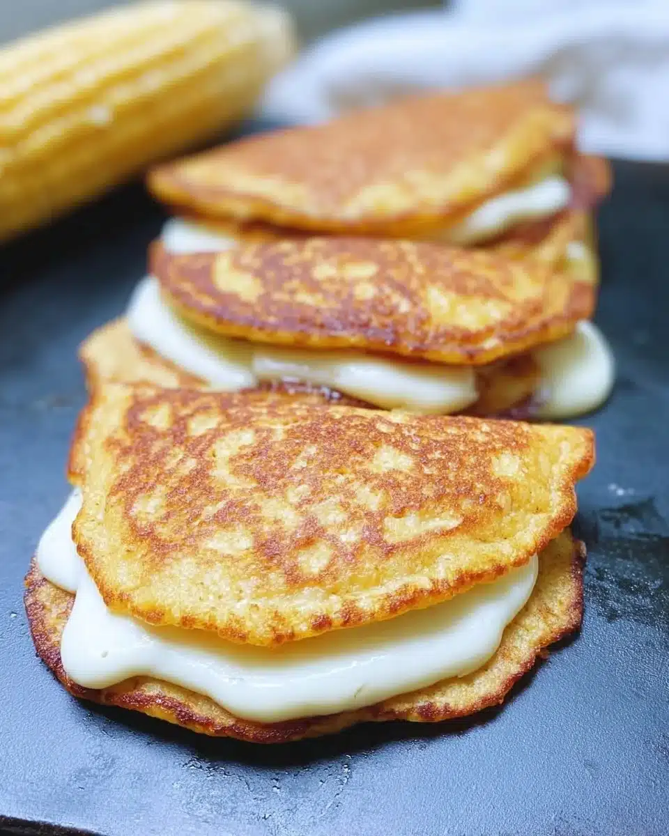 Venezuelan Sweet Corn Cachapas