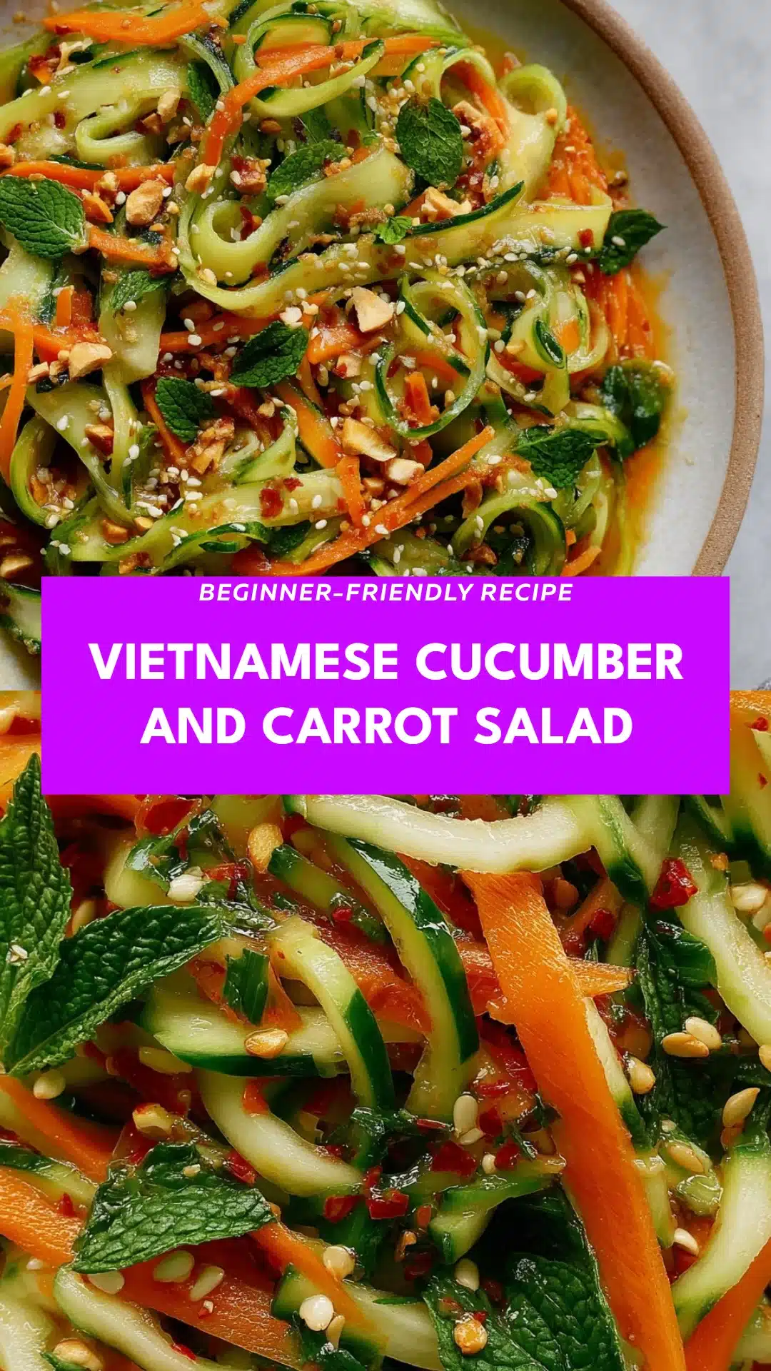 Vietnamese Cucumber and Carrot Salad