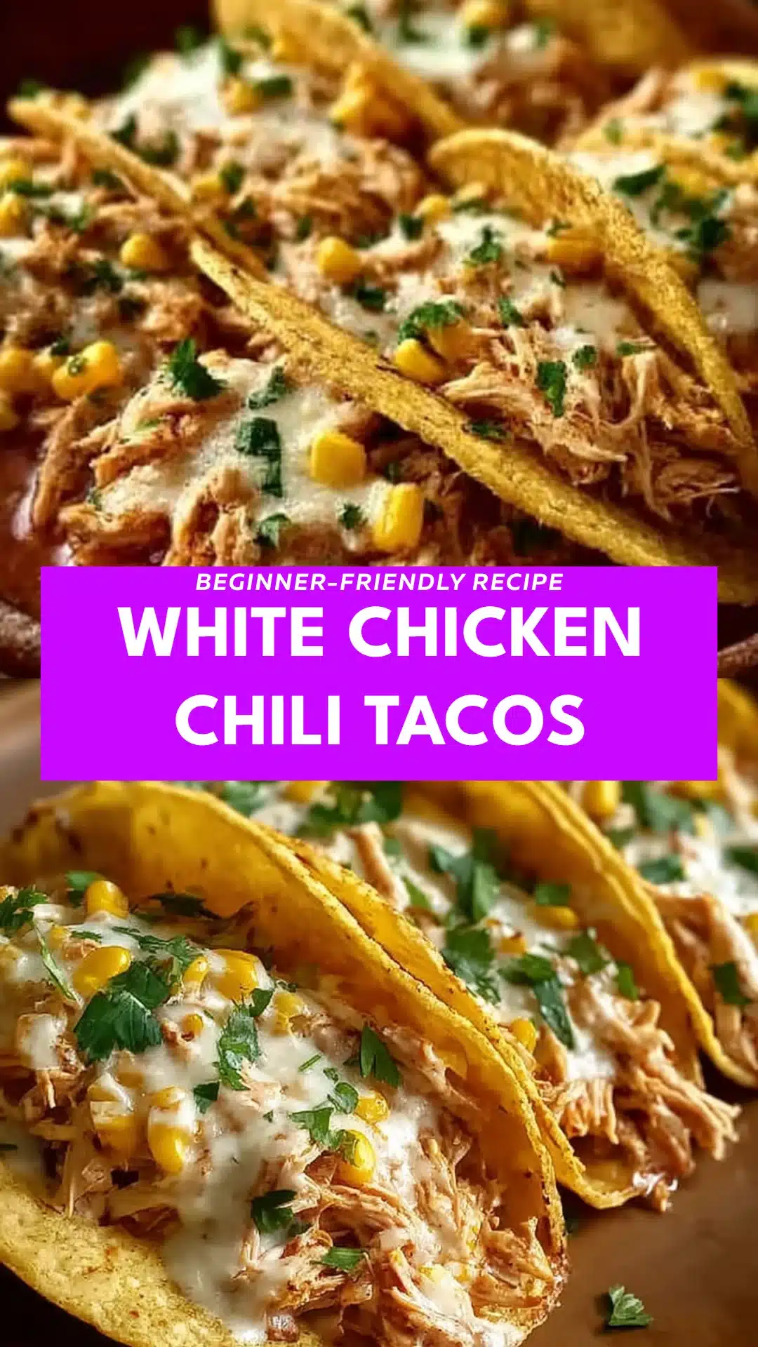 White Chicken Chili Tacos