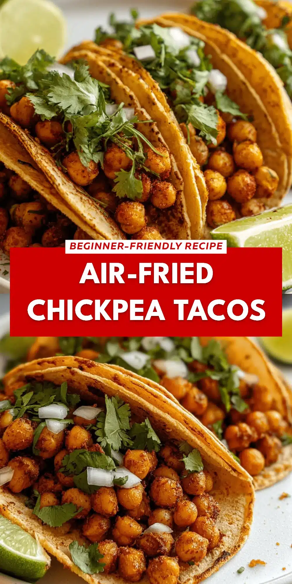 Air-Fried Chickpea Tacos