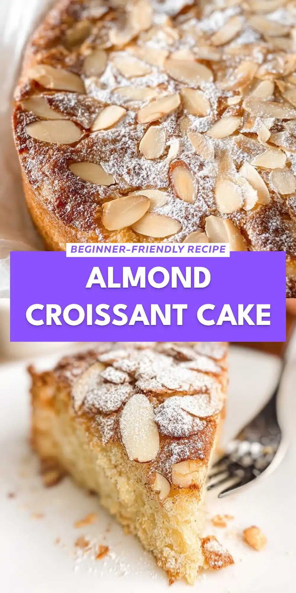 Almond Croissant Cake