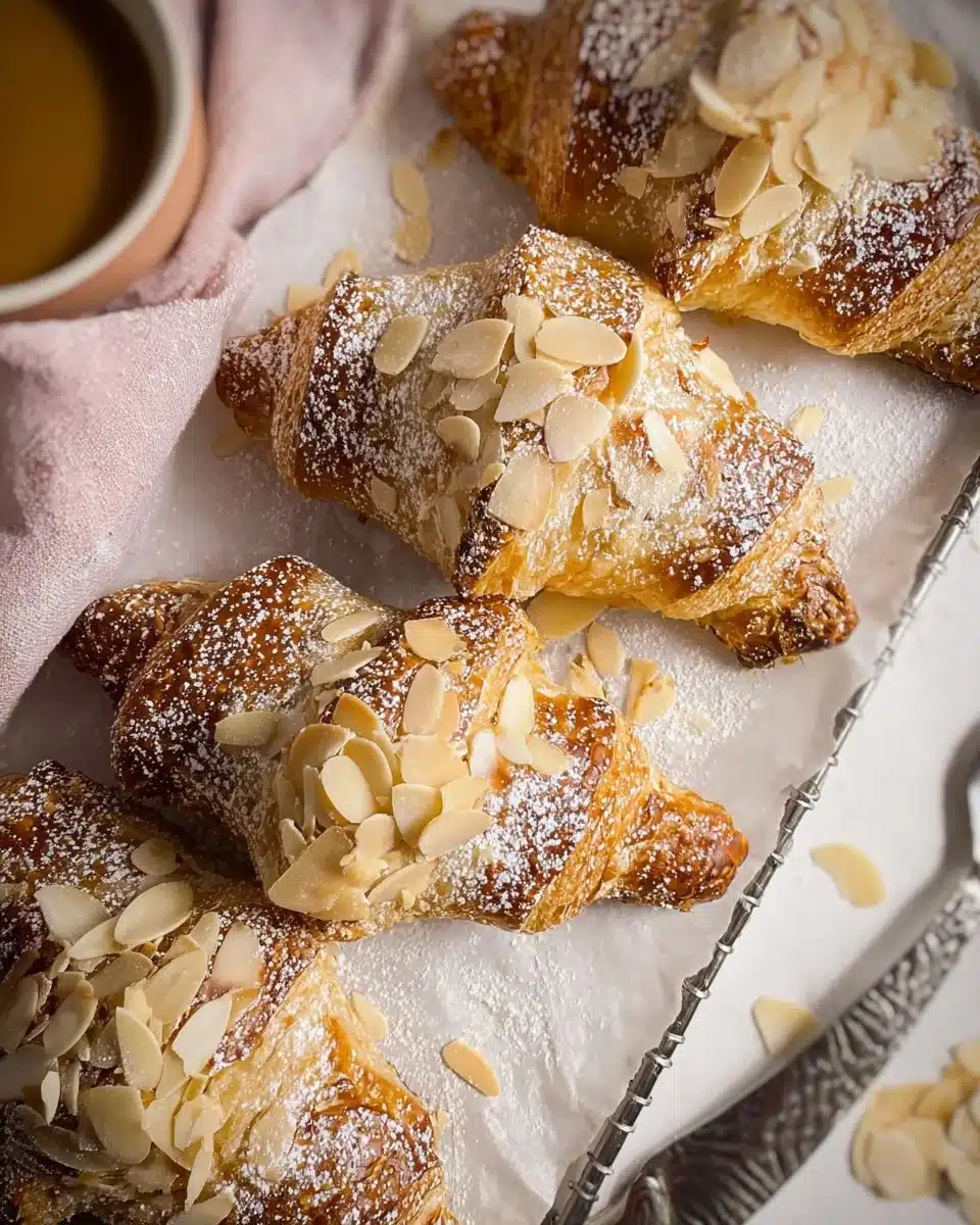 Almond Croissants with Sweet Frangipane