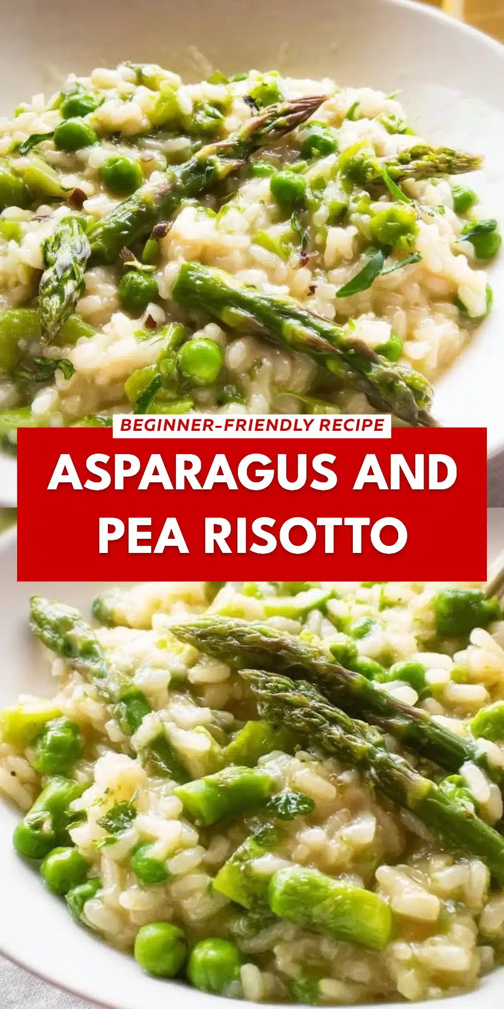 Asparagus and Pea Risotto