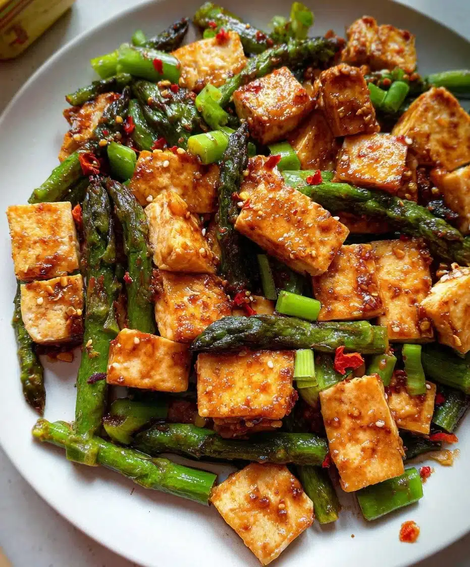 Asparagus and Tofu Stir Fry