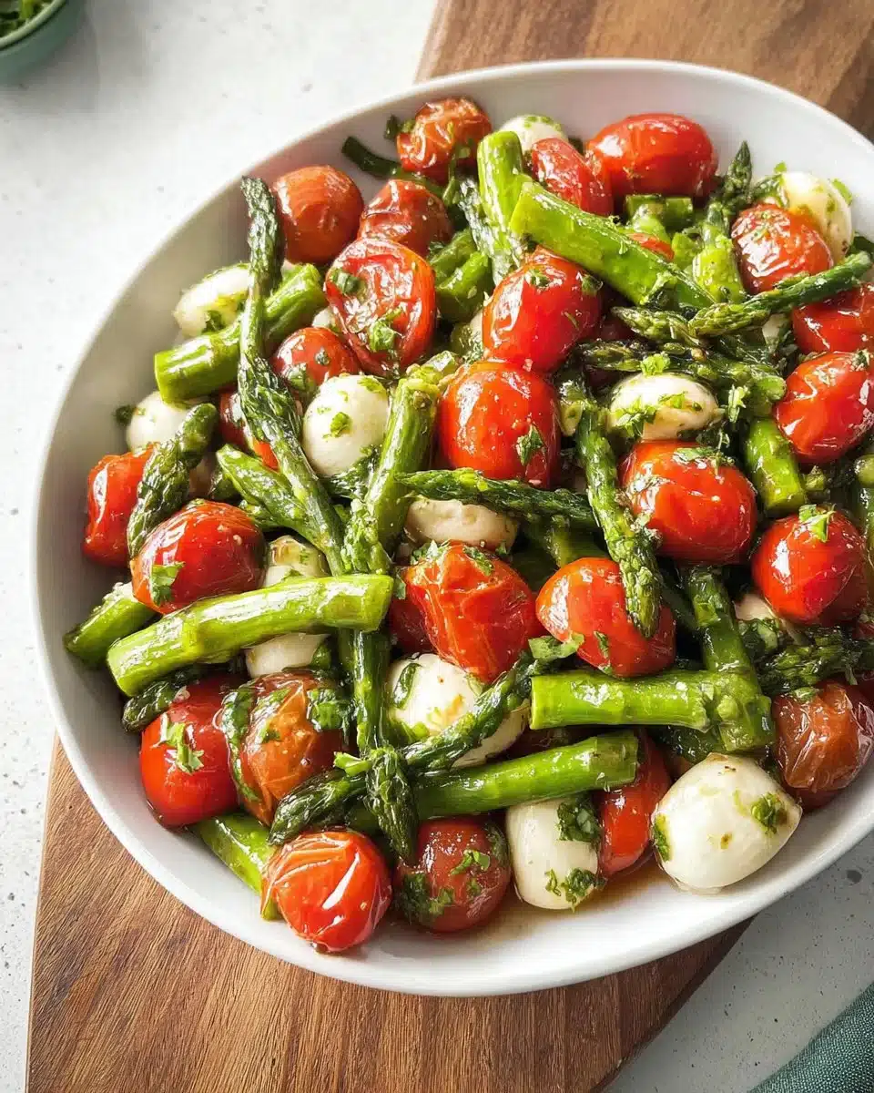Grilled Asparagus and Tomato Salad