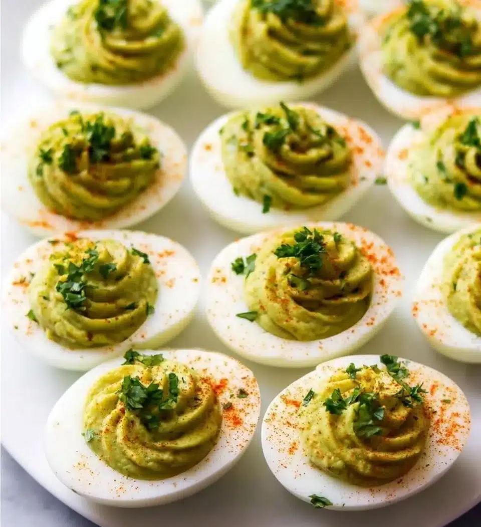 Avocado Deviled Eggs