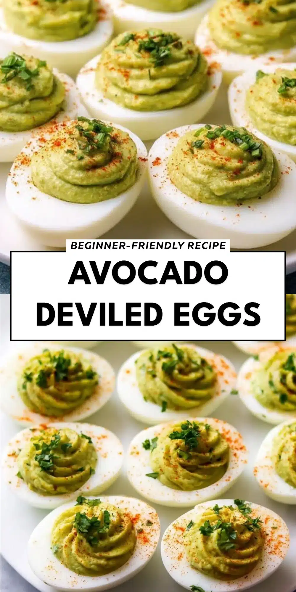 Avocado Deviled Eggs