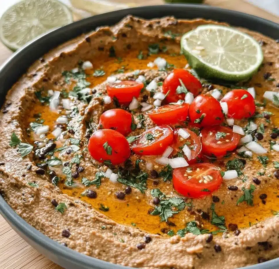 Mexican-Style Black Bean Hummus