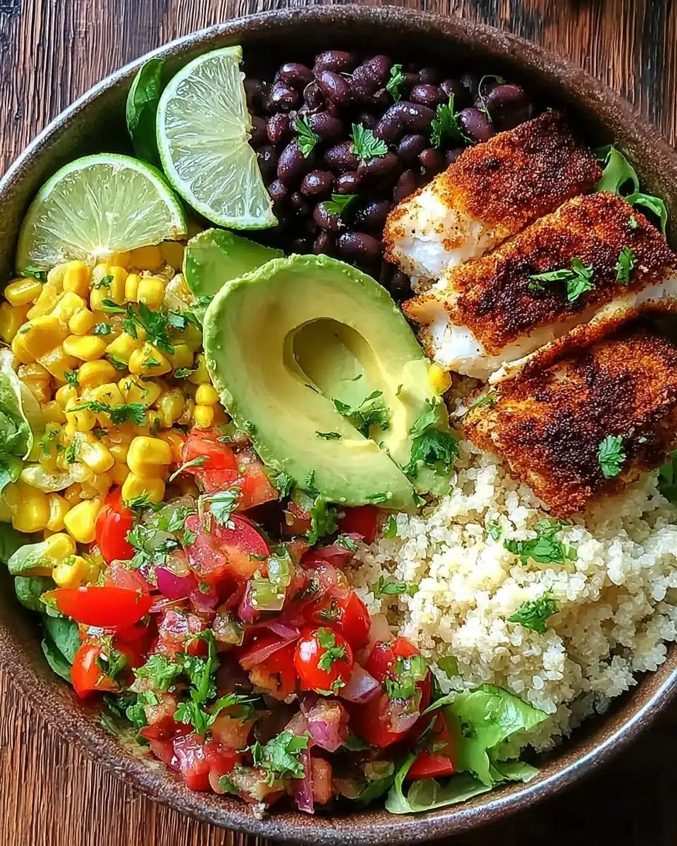 Blackened Fish Taco Bowls