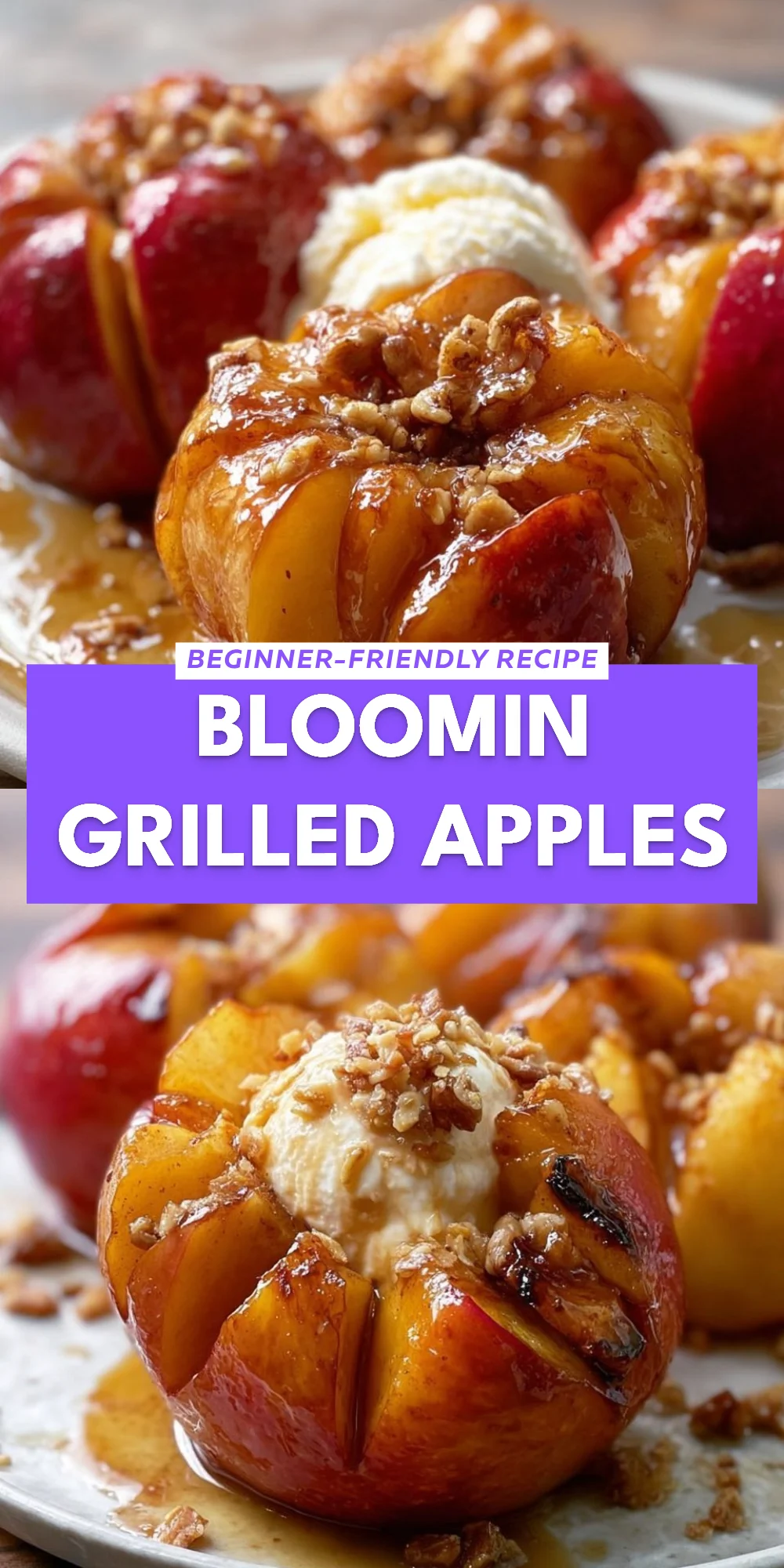 Bloomin Grilled Apples
