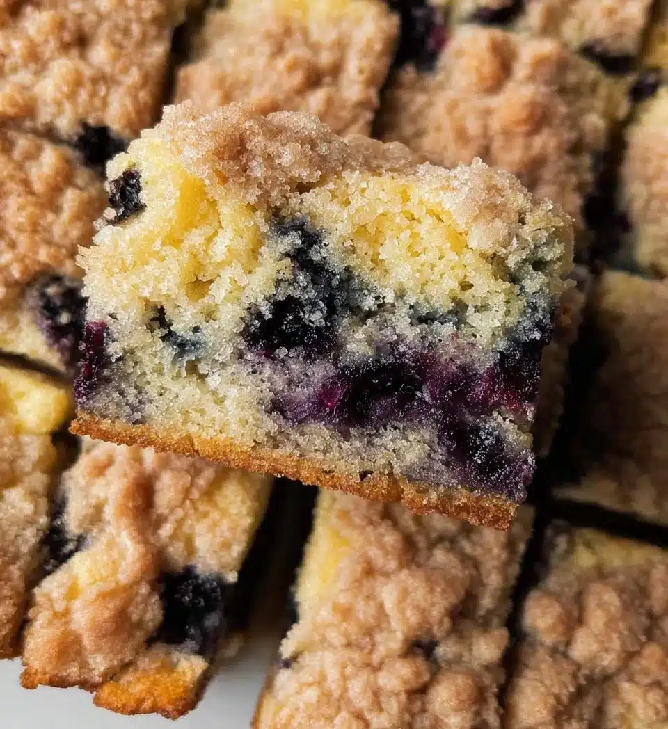 Blueberry Buckle Coffee Cake