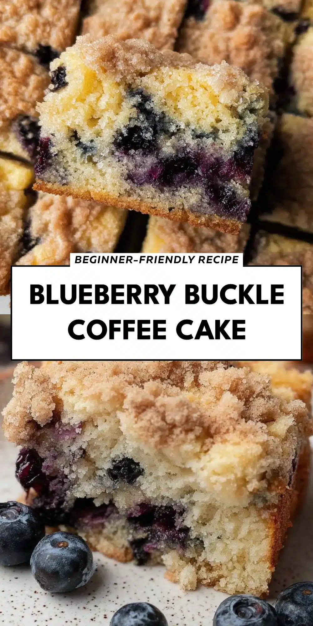 Blueberry Buckle Coffee Cake