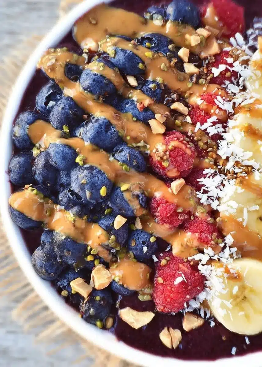 Blueberry Green Tea Acai Bowl