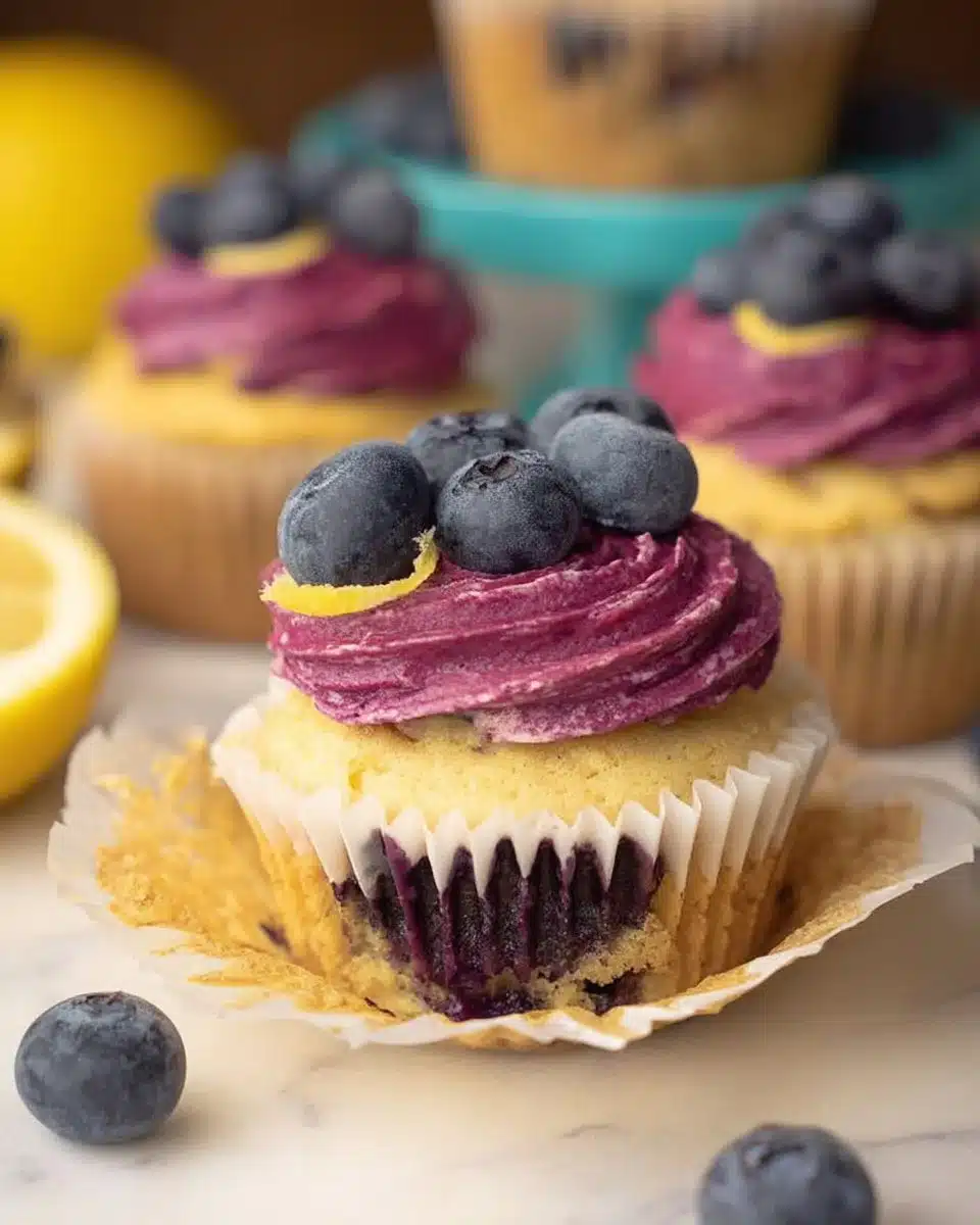 Blueberry Lemon Cupcakes