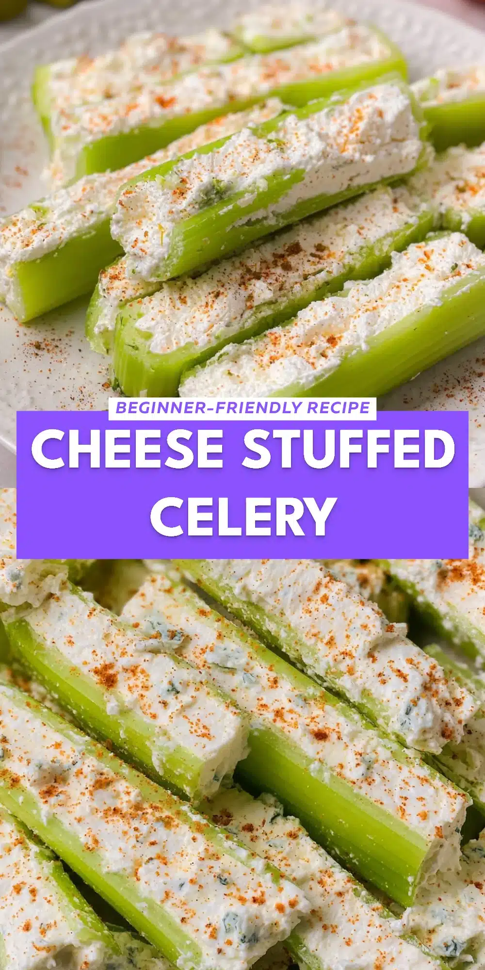 Cheese Stuffed Celery