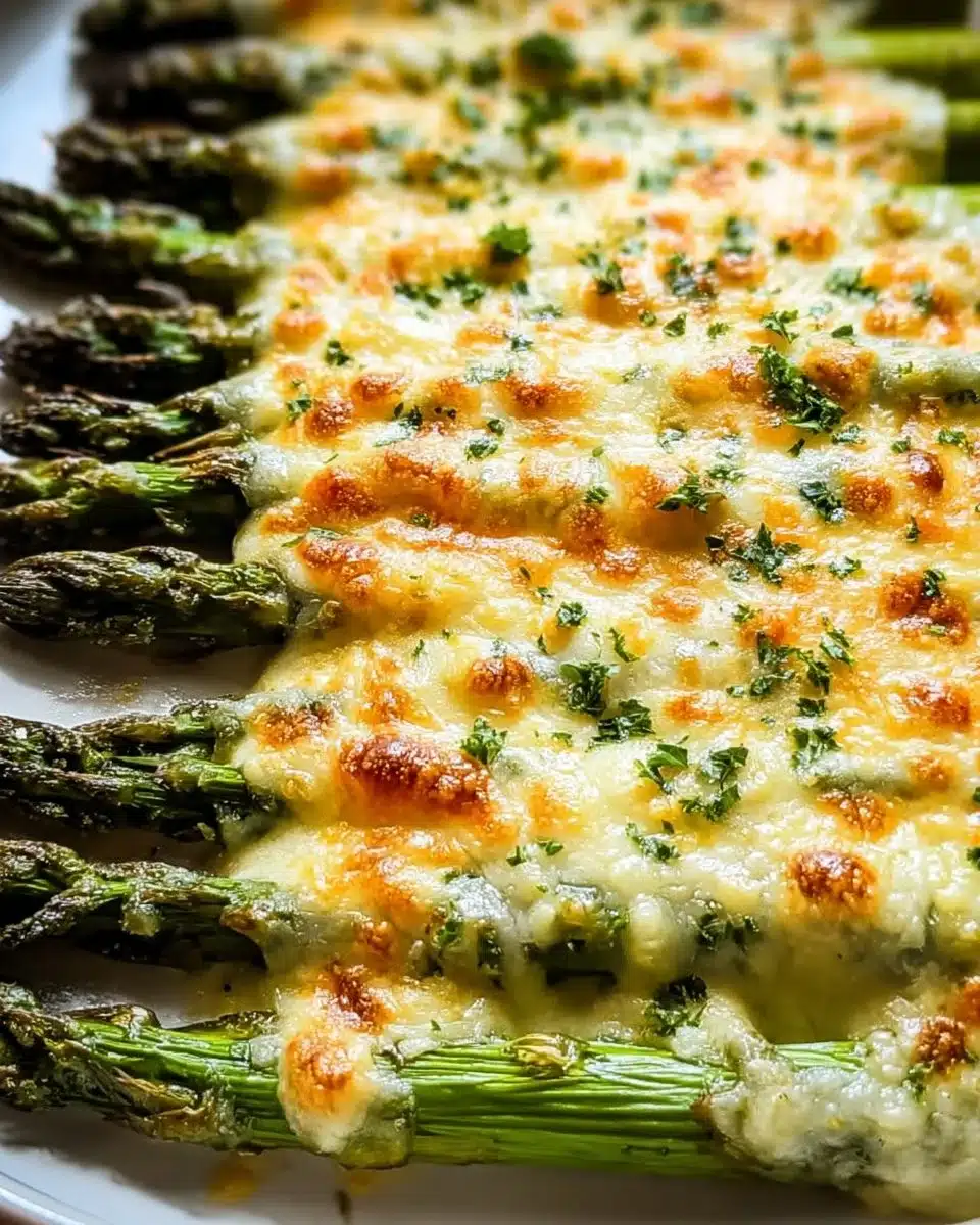 Cheesy Baked Asparagus