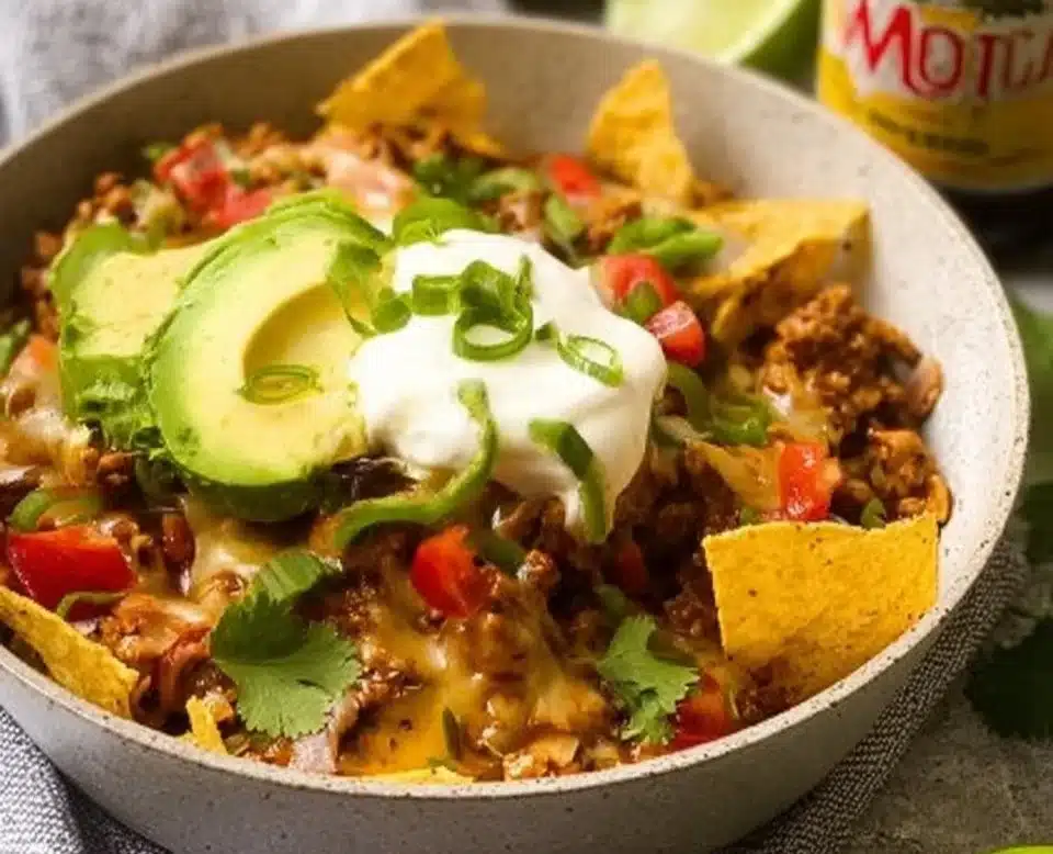 Cheesy Turkey Taco Skillet