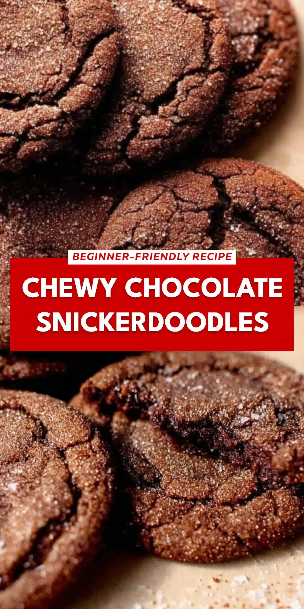 Chewy Chocolate Snickerdoodles