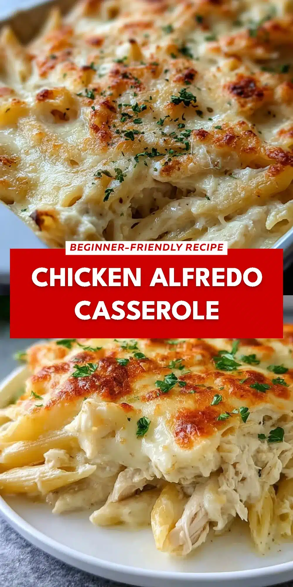 Chicken Alfredo Casserole