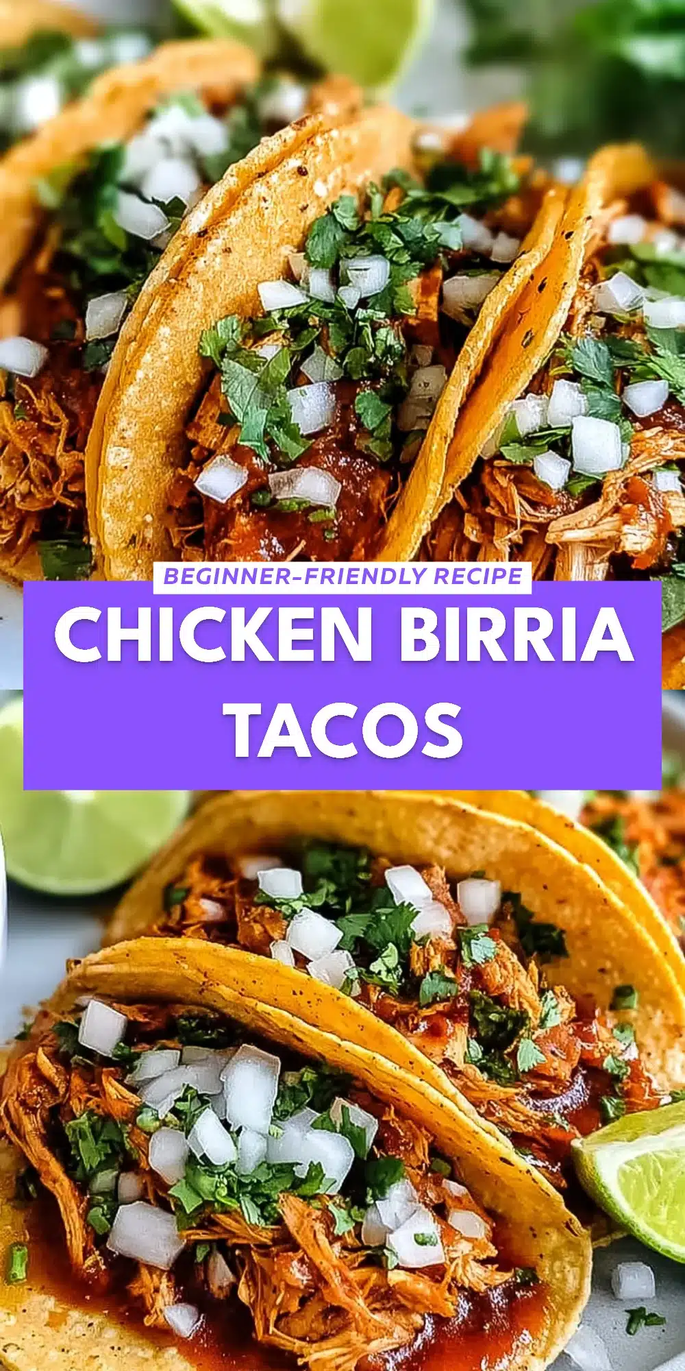Chicken Birria Tacos