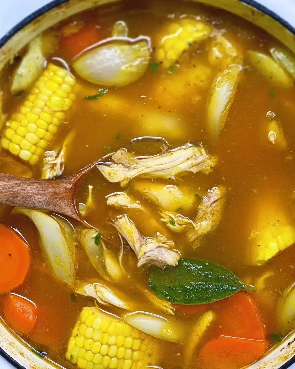 Chicken Broth (Mexican Chicken Soup)