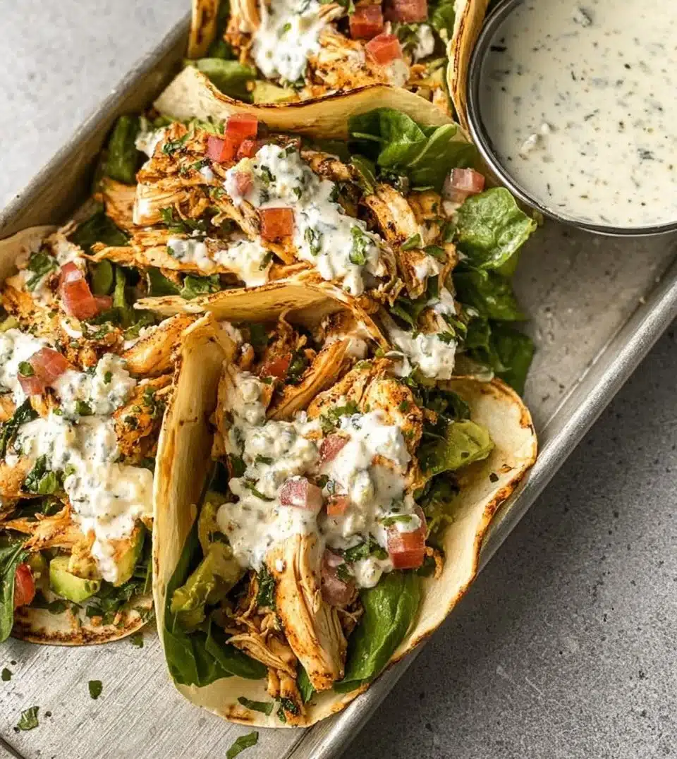 Chicken Chimichurri Tacos