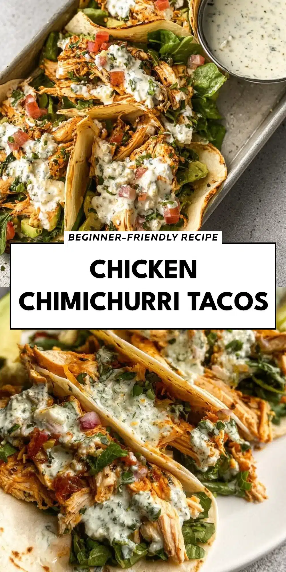 Chicken Chimichurri Tacos