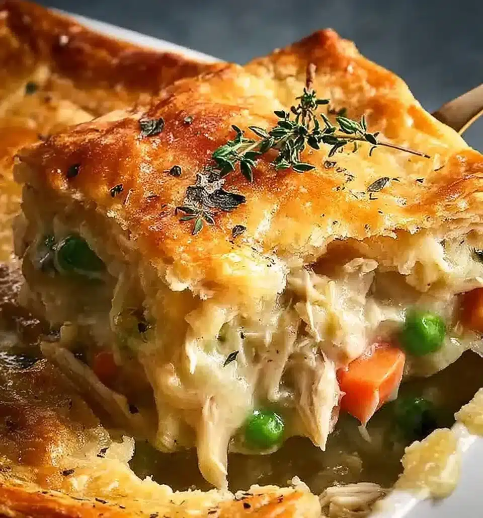 Homemade Chicken Pot Pie Casserole