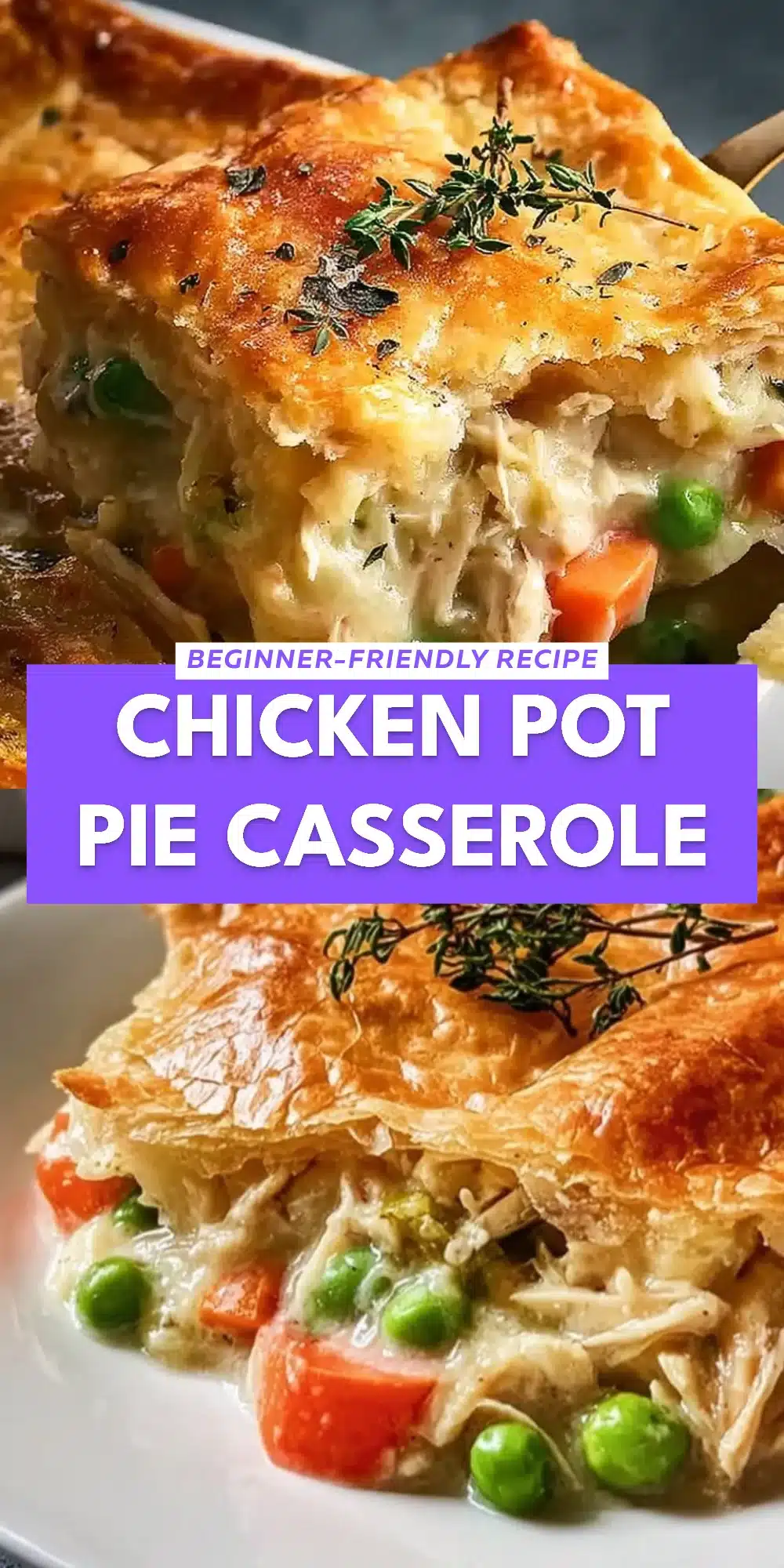 Chicken Pot Pie Casserole