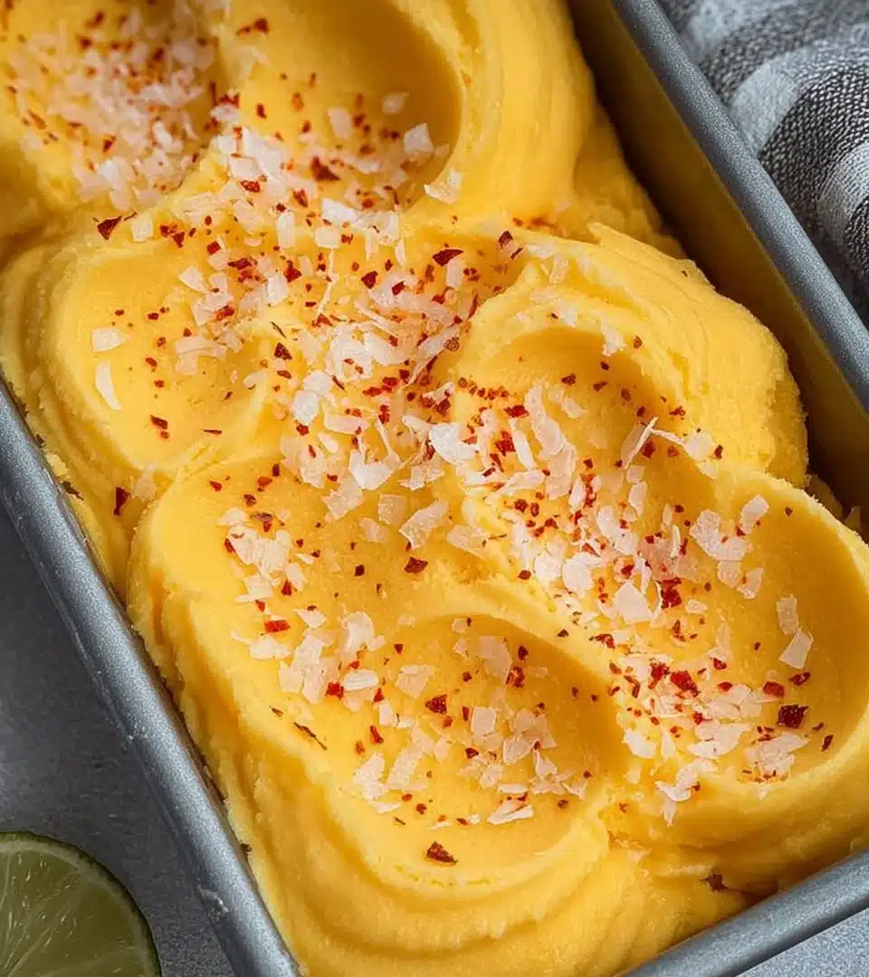 Chili Lime Mango Sorbet