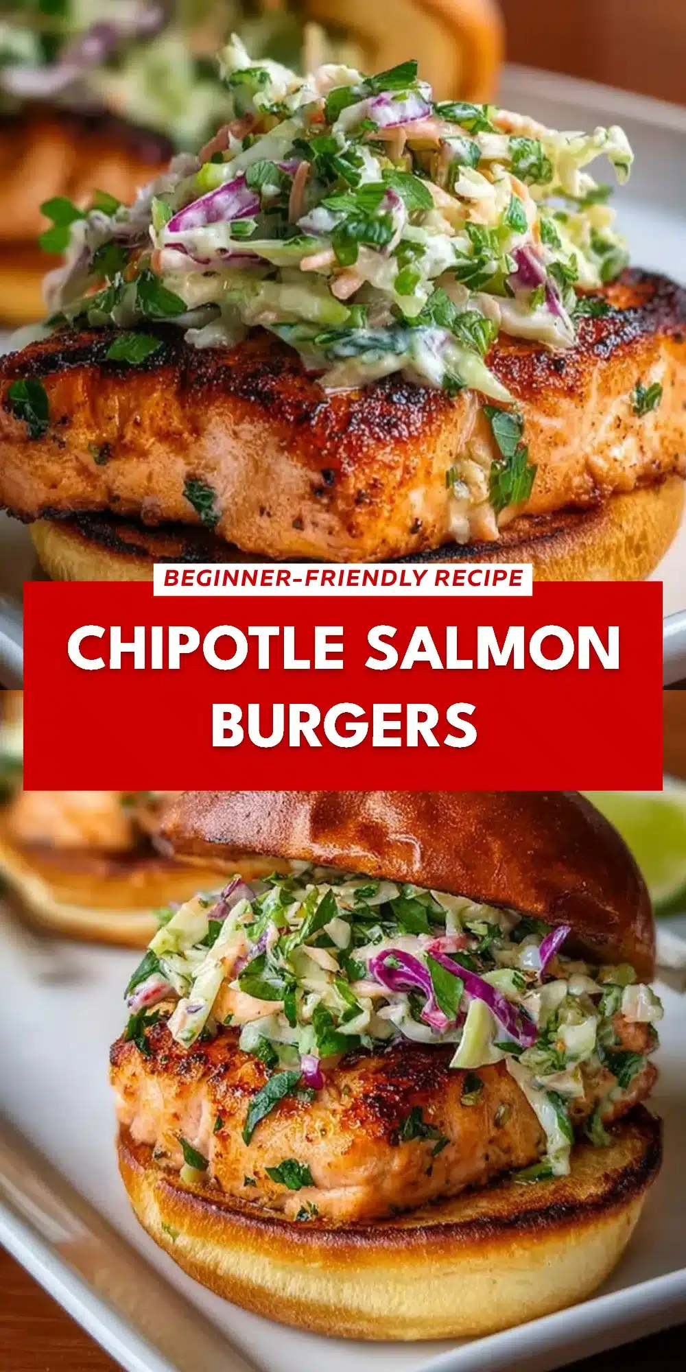 Chipotle Salmon Burgers