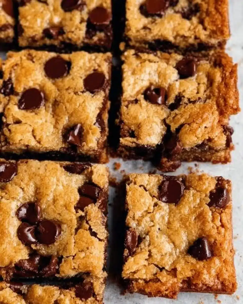 Lazy Chocolate Chip Cookie Bars