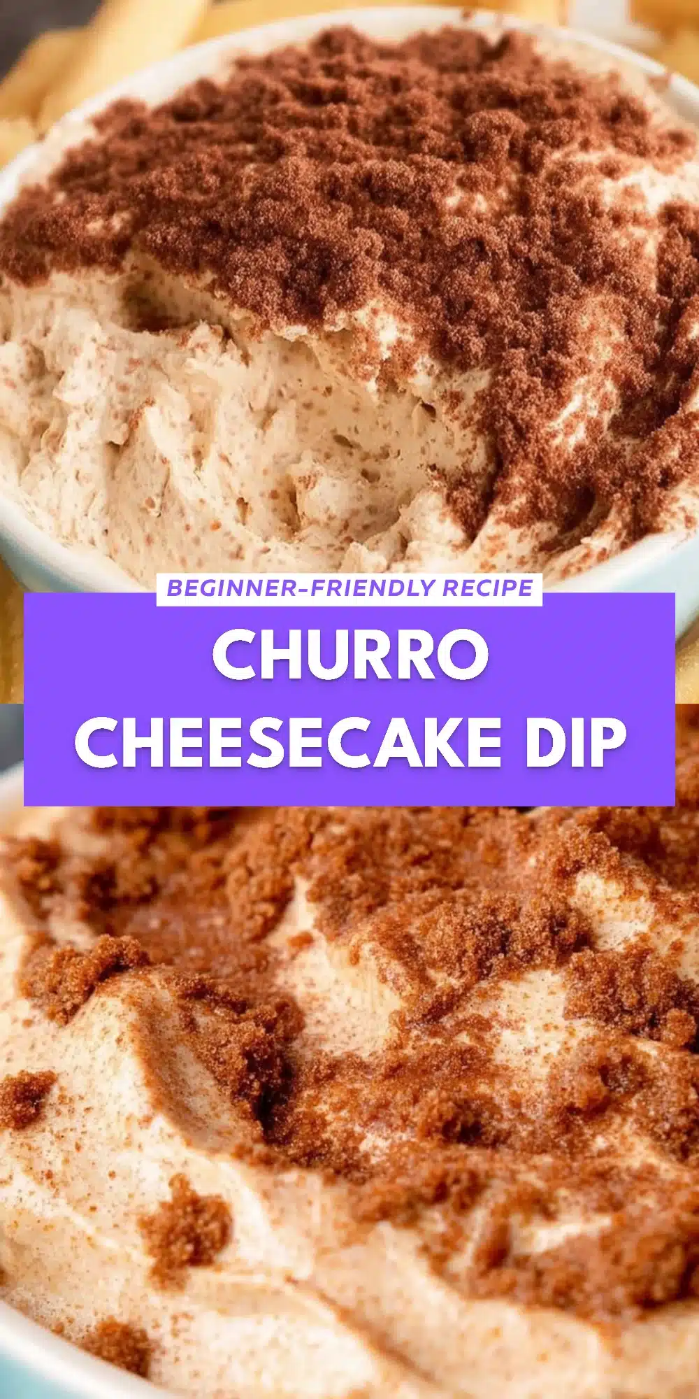 Churro Cheesecake Dip