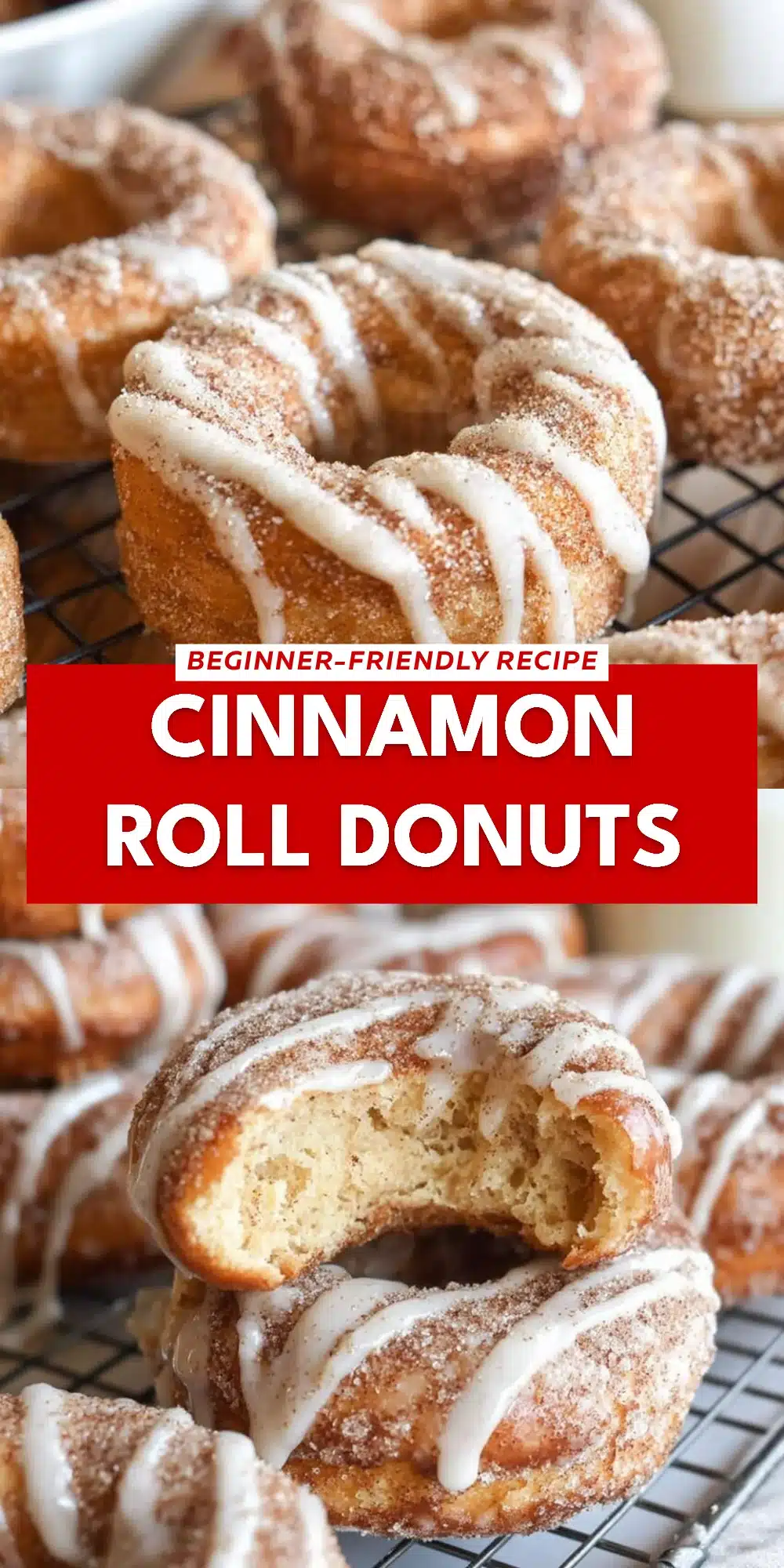 Cinnamon Roll Donuts