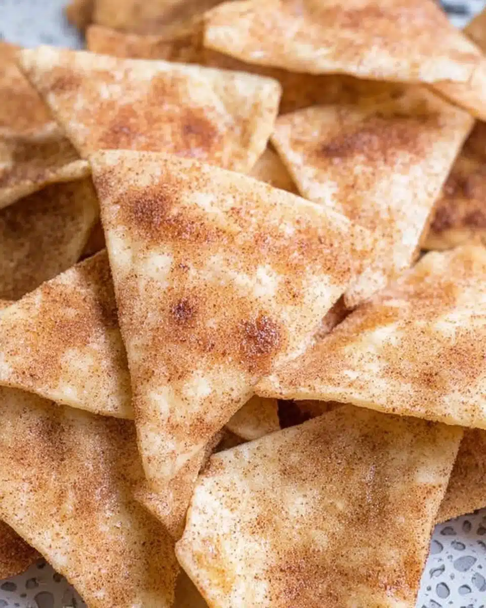 Baked Cinnamon Sugar Tortilla Chips
