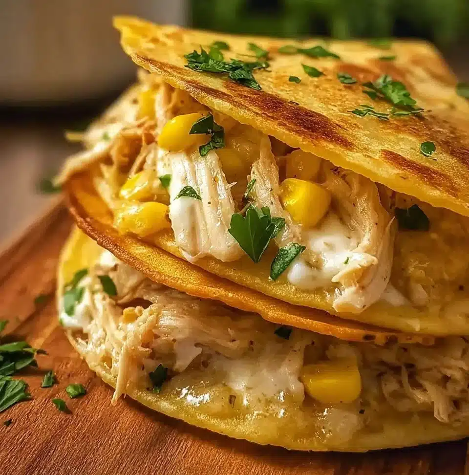 Corn tortilla white chicken chili tacos topped with fresh ingredients