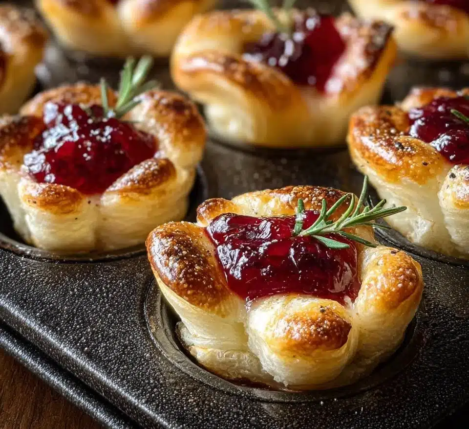 Cranberry Brie Bites